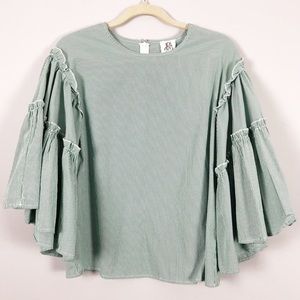 Anthropologie DRA Los Angeles bell sleeve top